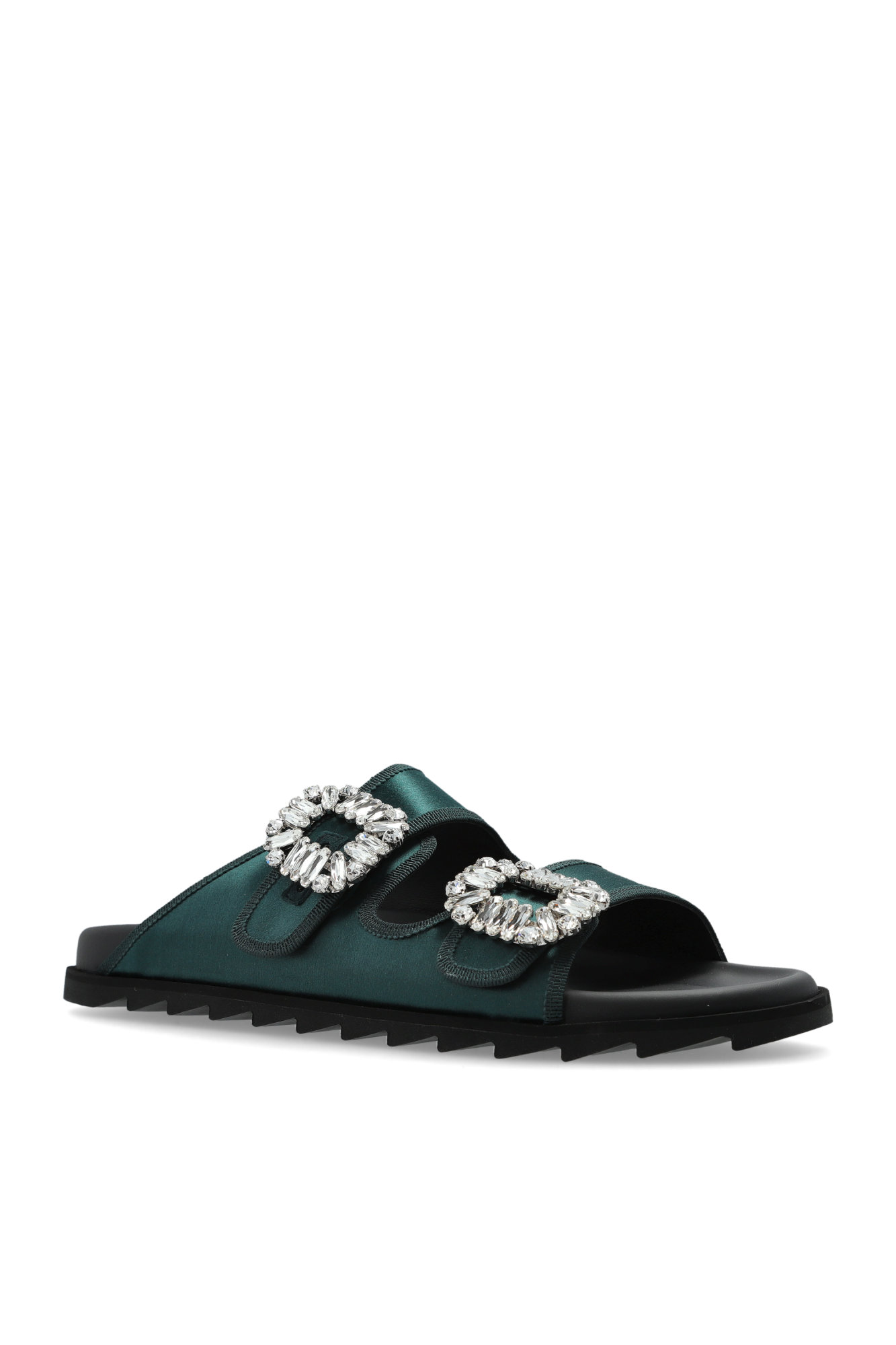 Roger Vivier サンダル　グリーン　38 Roger Vivier Satin slides | Women's | Vitkac